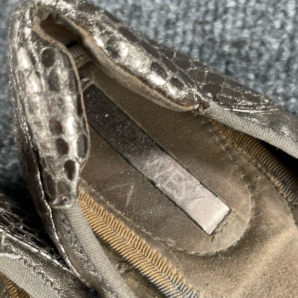 *Nine West Women's Lil Lyo Snakeskin Print Ballet Flat Size 5M - Picture 11 of 14